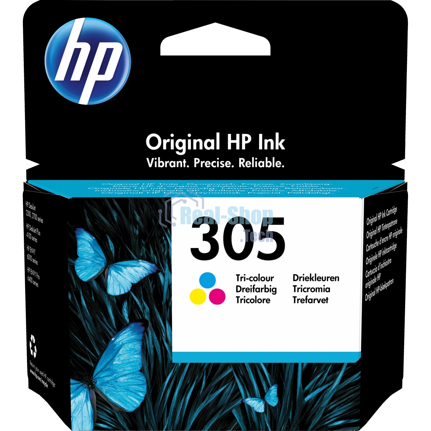 Картридж струйный HP 305 3YM60AE многоцветный (100 стр.) (2мл) для HP DJ 2320/2710/2720