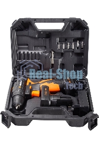 Дрель-шуруповерт аккумуляторная Вихрь ДА-24Л-2К/Б 72/14/24, Аккумуляторная, 24В, 2 АКБ, Кейс