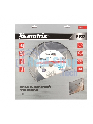 Диск алмазный Matrix ф400 х 25,4 мм, 