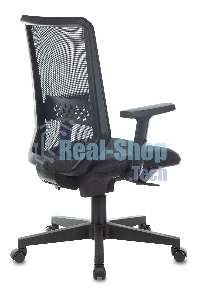 Кресло компьютерное Бюрократ MC-611N TW-01 38-418 черный, сетка/ткань, крестовина пластик