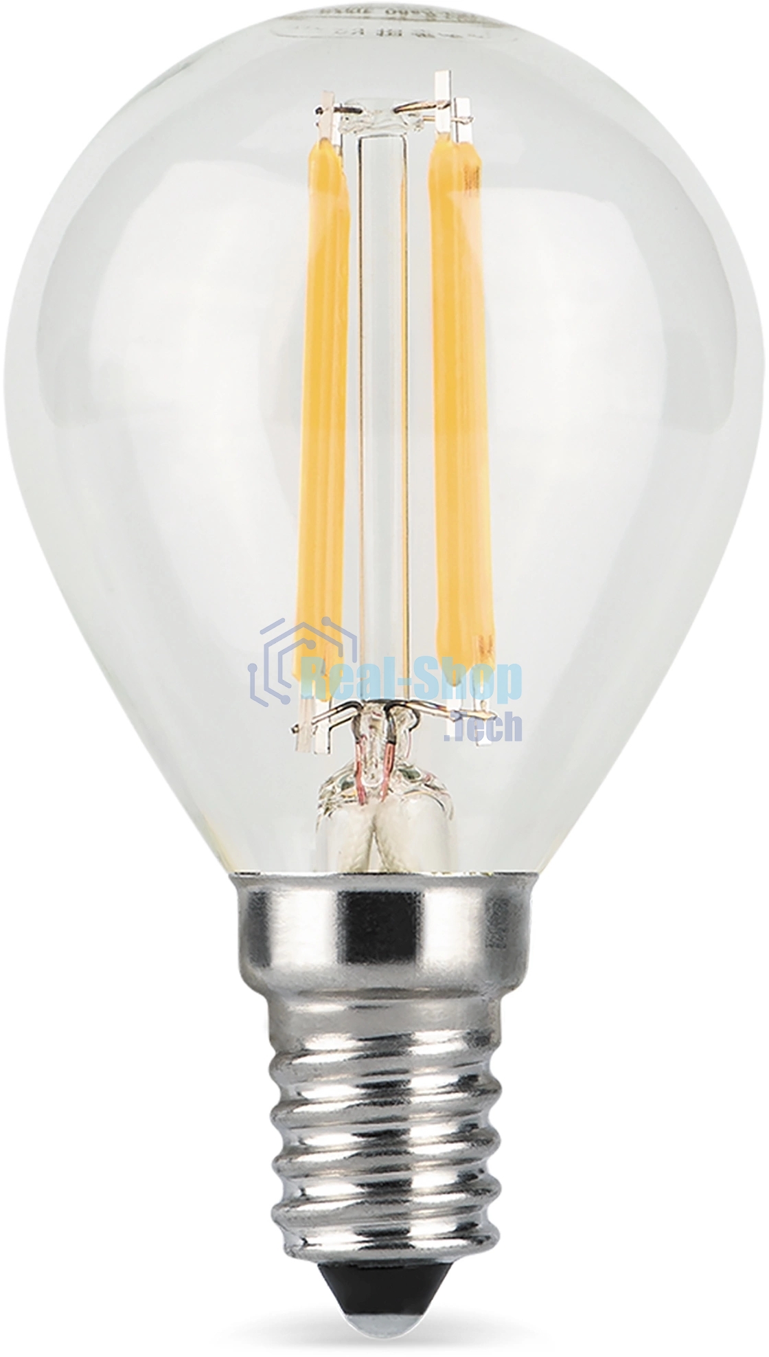 Лампа светодиодная Filament Шар E14 7Вт 4100К Gauss 105801207
