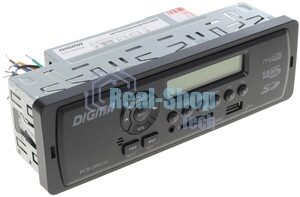 Автомагнитола Digma DCR-100G24, 1 DIN, USB Type-A, AUX