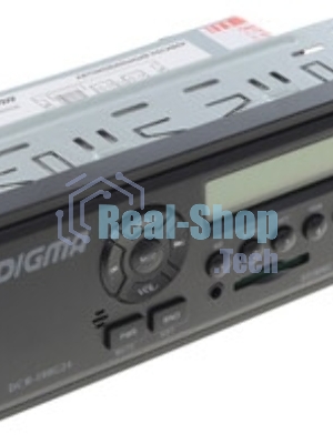 Автомагнитола Digma DCR-100G24, 1 DIN, USB Type-A, AUX