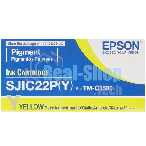 Картридж струйный SJIC22P(Y): INK CARTRIDGE FOR TM-C3500 желтый