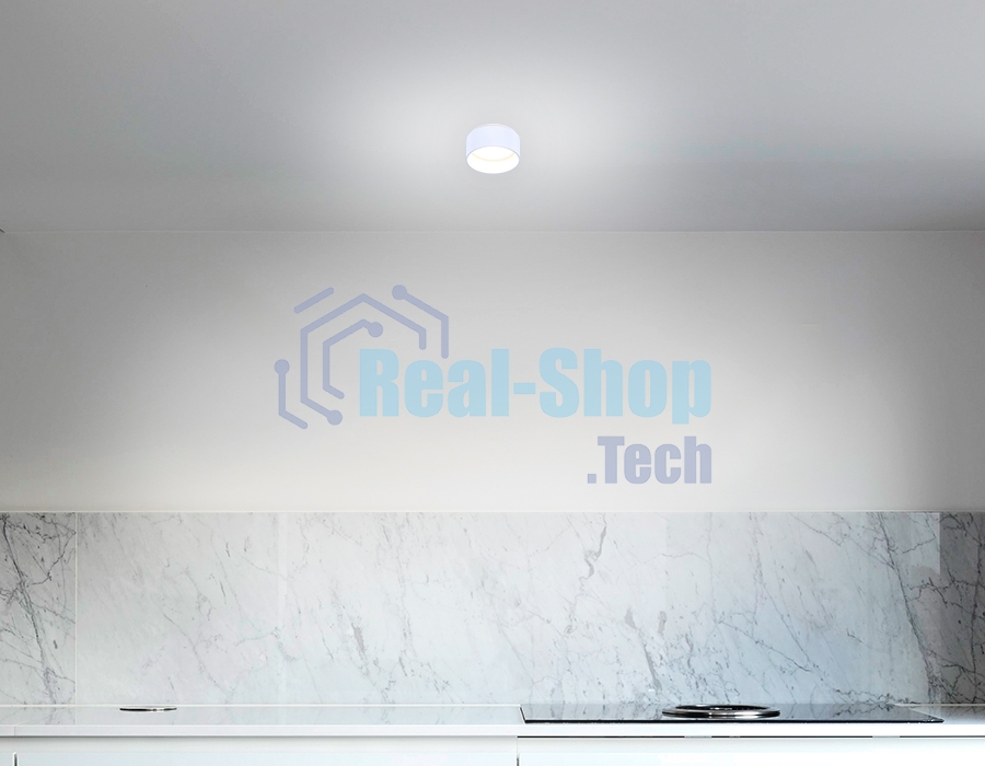 Светильник Ambrella light TN190 WH/S белый/песок GU5.3 D80*60