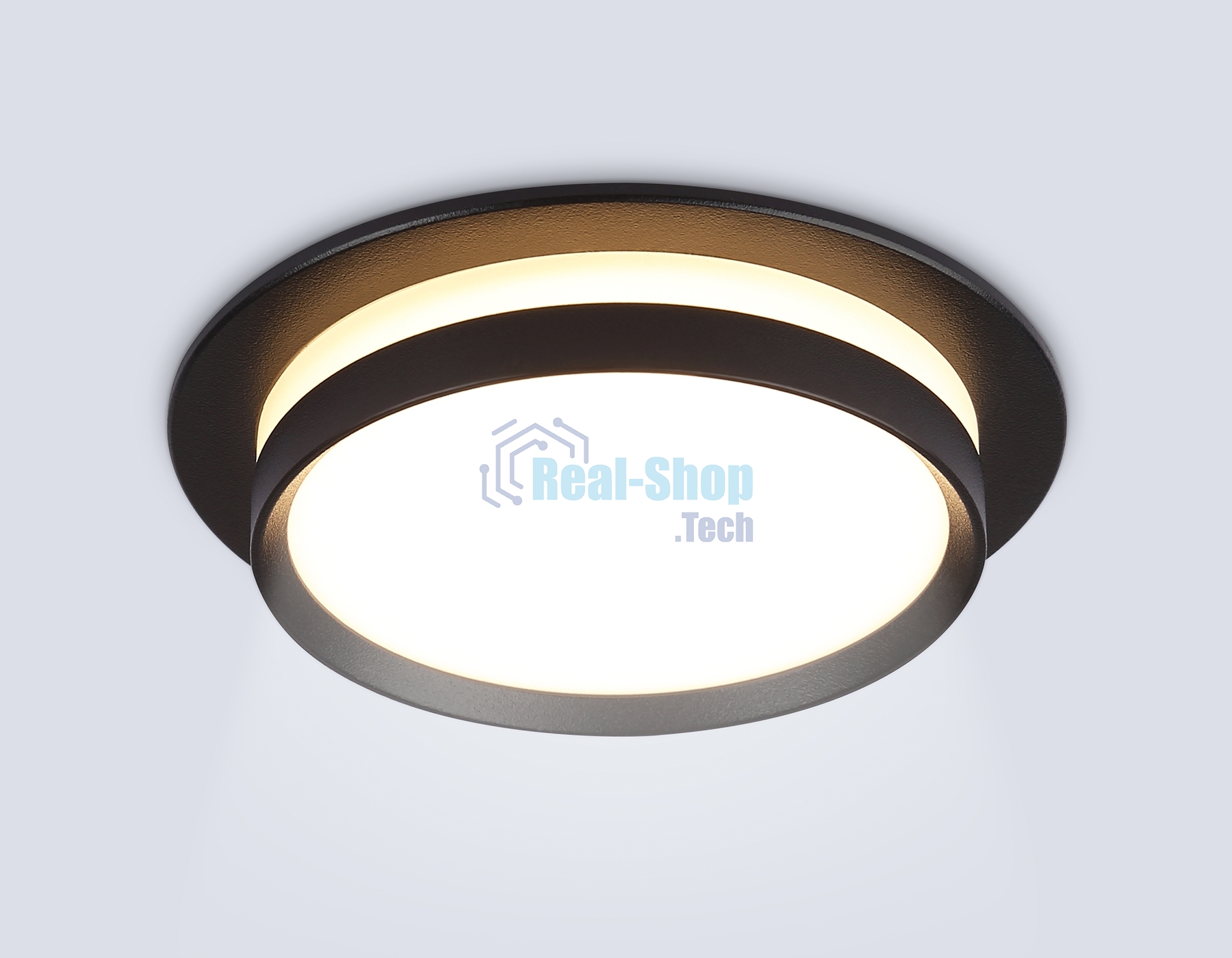 Светильник Ambrella light TN5215 BK черный GX53 max 15W D105*40