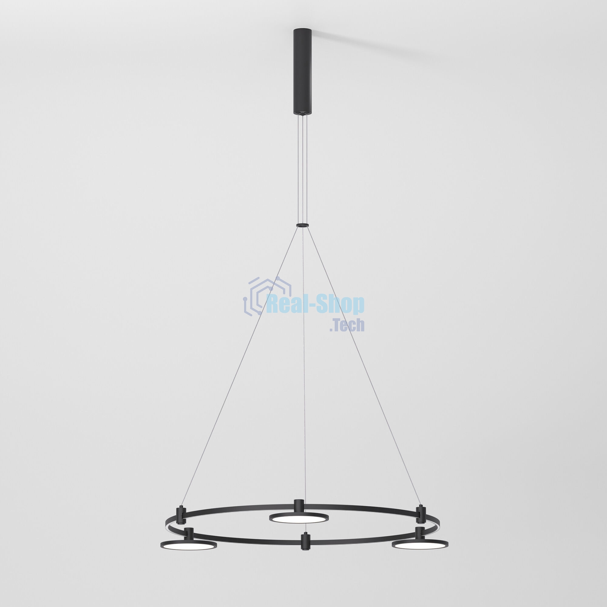 Шинопровод с тросовыми креплениями Round (черный) (800?) Esthetic Magnetic 85138/00