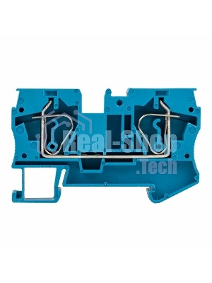 Колодка клеммная JXB-ST-6 57А самозажимная син. EKF plc-jxb-st-6-blue