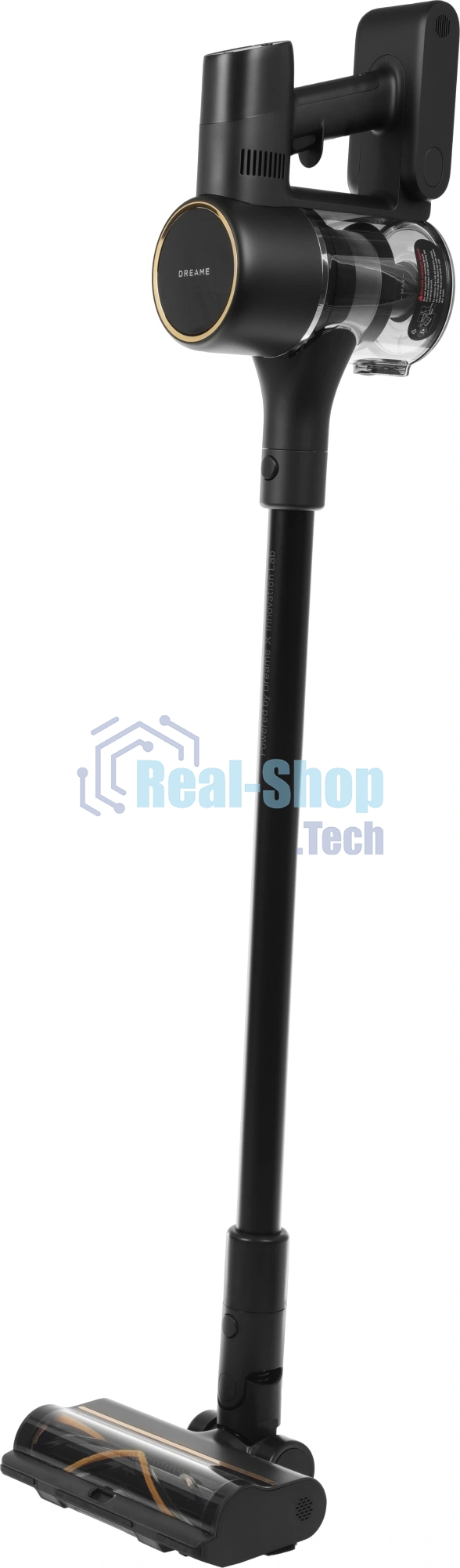 Пылесос вертикальный Dreame R10 Pro Aqua черный, питание от аккумулятора, 150 Вт, уборка сухая/влажная, пылесборник 0.6 л