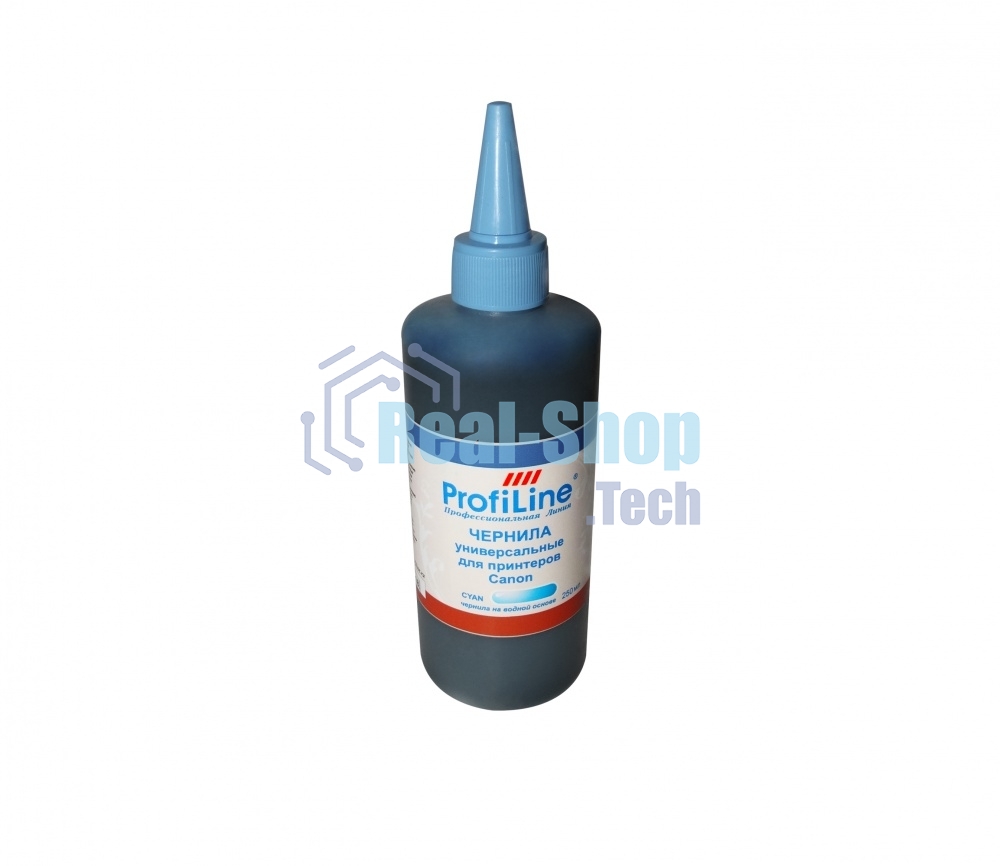 Чернила для принтеров Canon универсальные Cyan 250 мл водн ProfiLine