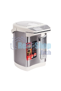 Термопот Mystery MTP-2442 4.5л. 700Вт серебристый/белый