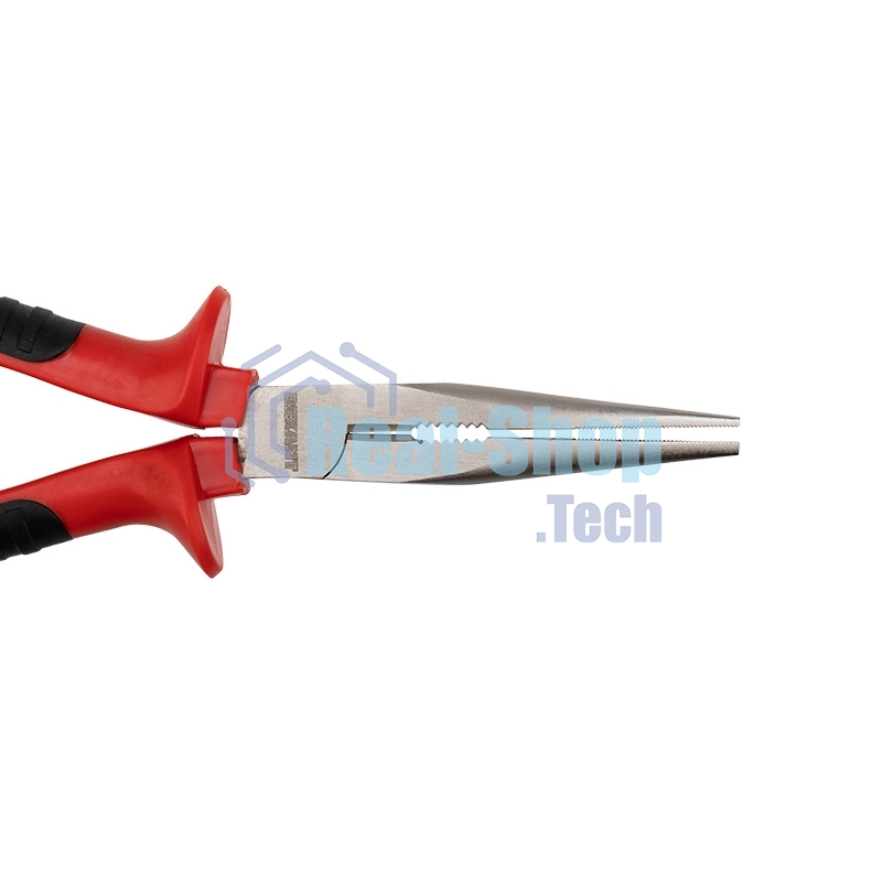 Тонкогубцы Rexant 200 мм никелированные, двухкомпонентные рукоятки