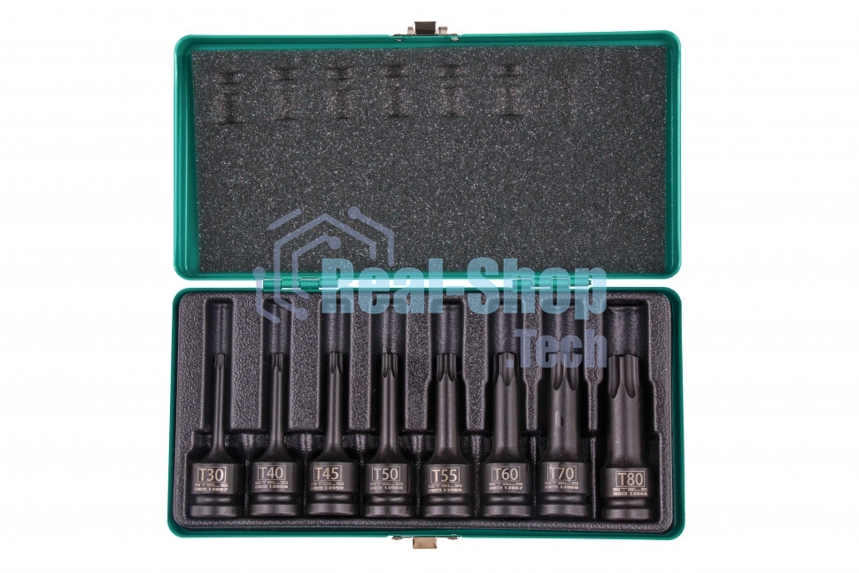 Набор ударных торцевых головок TORX 1/2