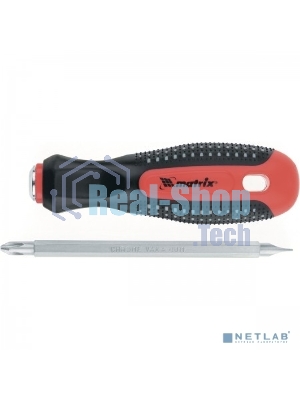 Отвертка Matrix комбинированная fusion sl6.0/ph2мм crv 3-х компонентная рукоятка anti slip