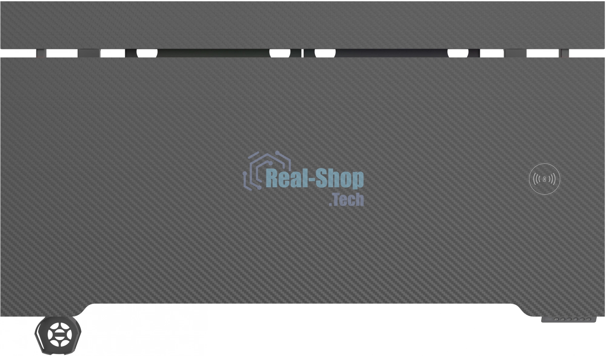 Стол компьютерный Cactus CS-EDXL-GbK столешница МДФ, черный карбон, каркас черный 140x60 см