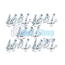 Срезные болты для снегоуборщика 6х41мм со шплинтом комплект 20шт 144002