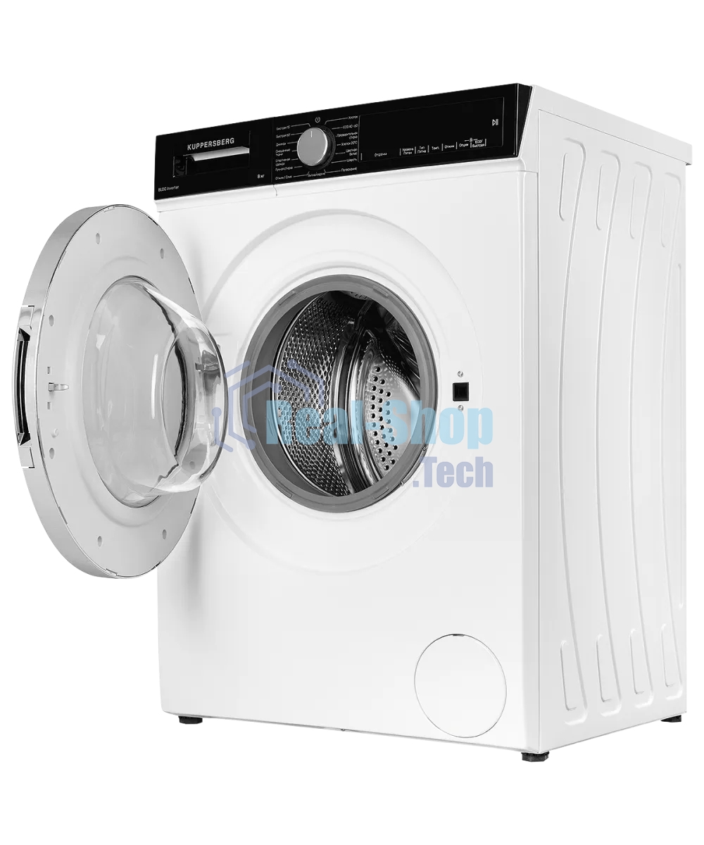 Стиральная машина Kuppersberg WM 520 W белая, загрузка фронтальная 8кг, 1400 об/мин., класс: A+++