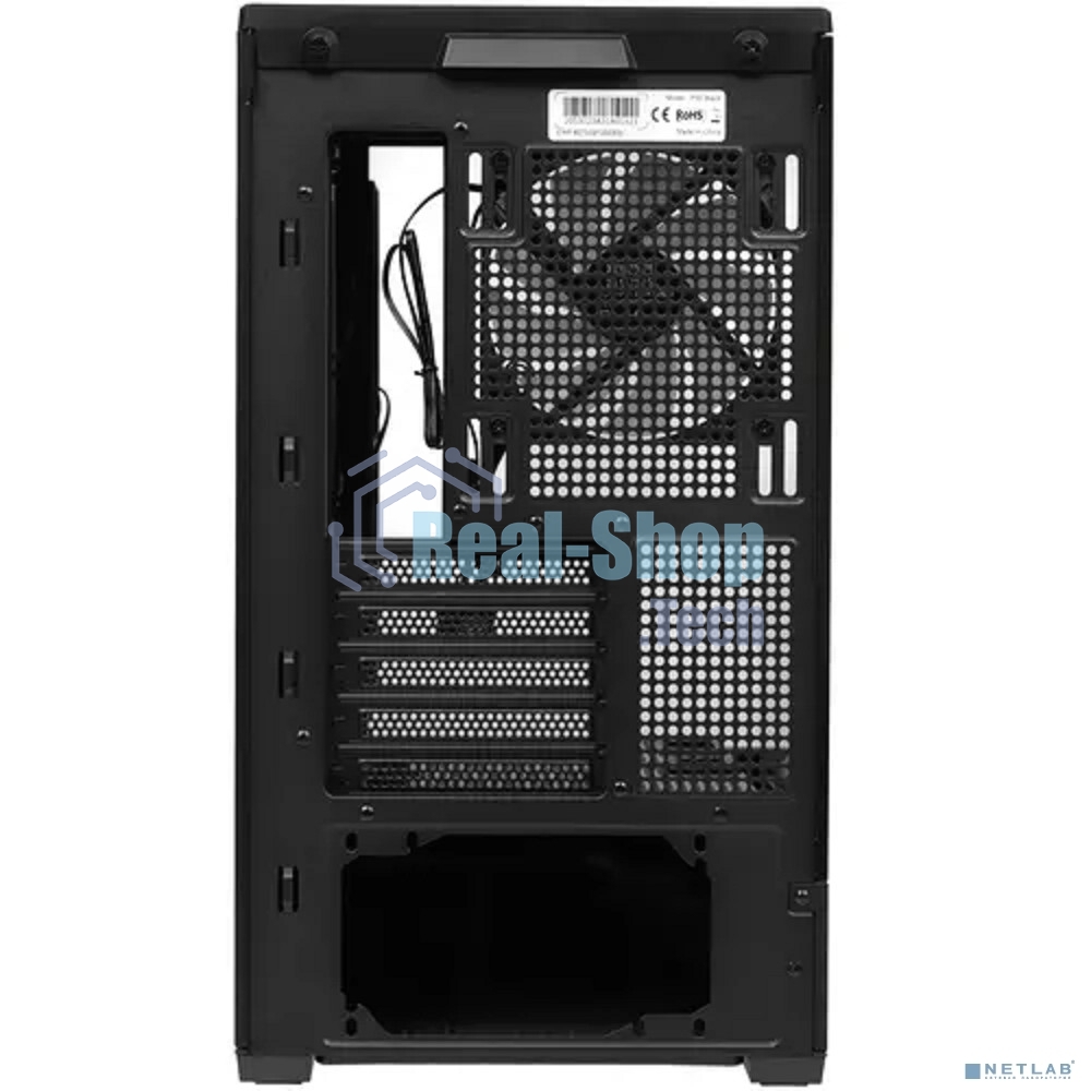 Компьютерный корпус ZALMAN P30 V2, MATX, черный, WINDOW, 2x3.5