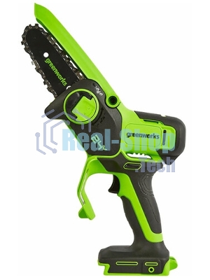Цепная мини пила GreenWorks G24MCS10K2 аккумуляторная, 24v, 10 см, c АКБ 2АЧ и ЗУ (2008207UA)