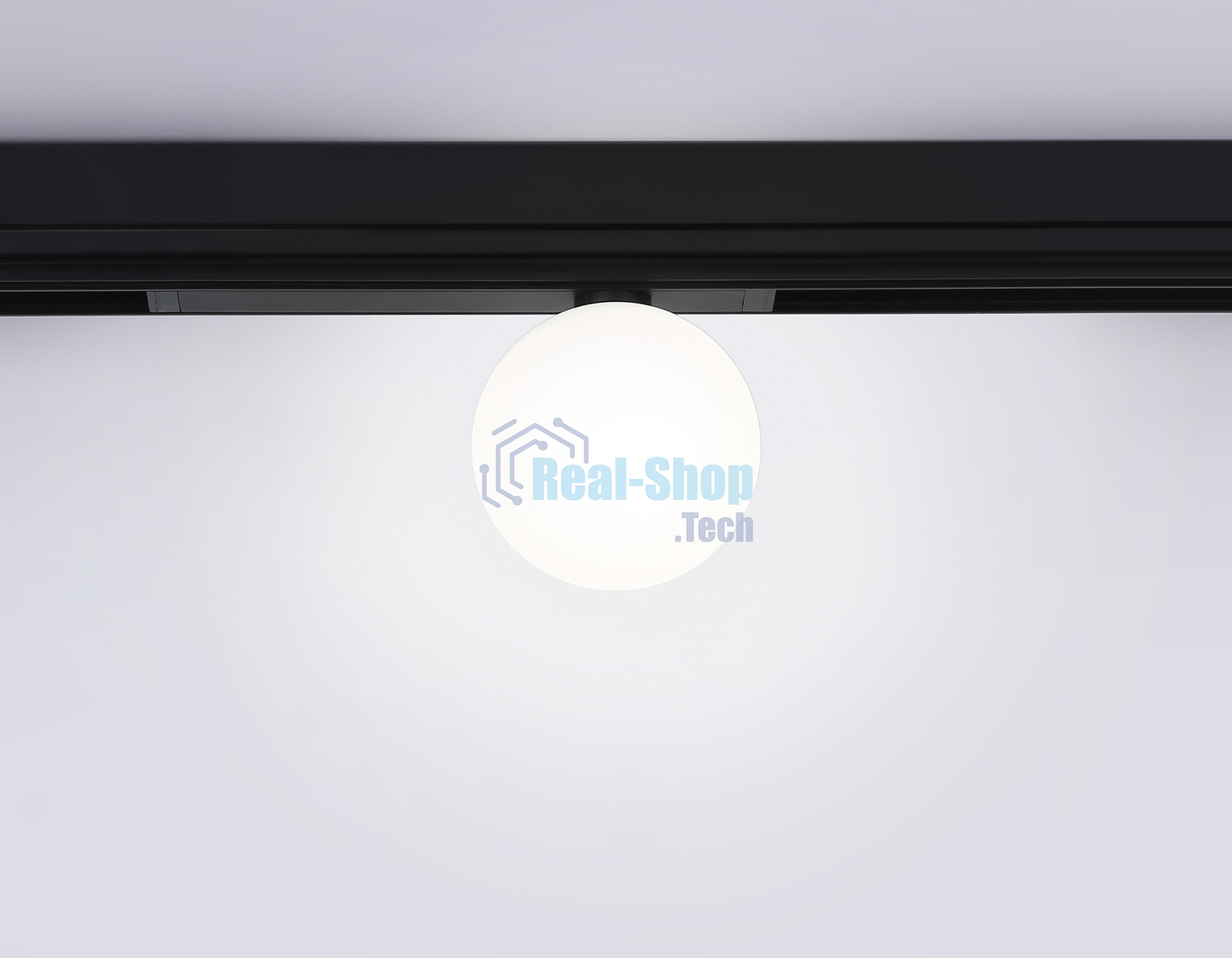 Управляемый светодиодный светильник для шинопровода Magnetic Ambrella light GL1371 BK черный IP20 10W 3000K-6400K 220V 120° D120/232*120*167 (Без ПДУ)