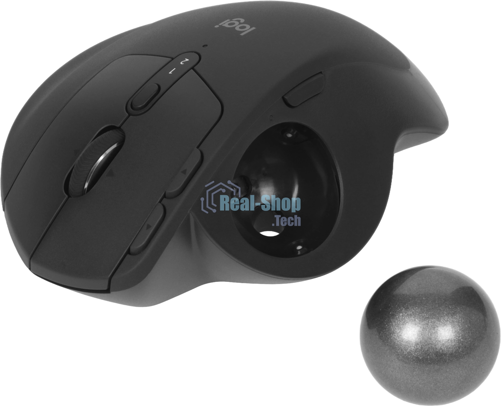Трекбол Logitech Trackball MX Ergo S графитовый оптическая 2048dpi беспров. BT/Radio USB (910-007261)