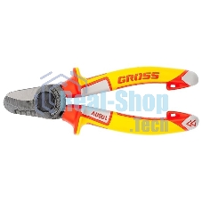 Кабелерез Gross 17725 диэлектрические рукоятки до 1000в трехкомпонентные рукоятки 160 мм