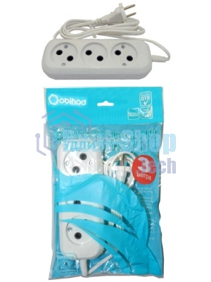 Удлинитель ОБИХОД РС-3 (ШВВП) 3x3 м (60) 150-503