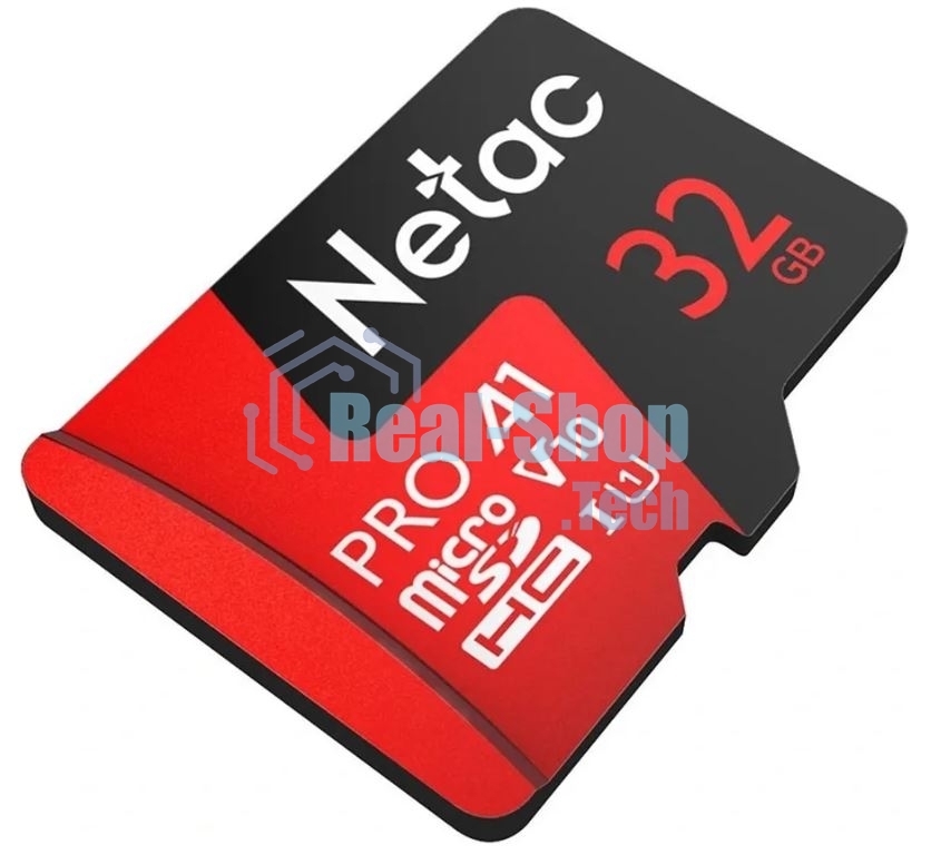 Флеш карта MicroSD card Netac P500 Extreme Pro 32Gb, retail version w/o SD adapter