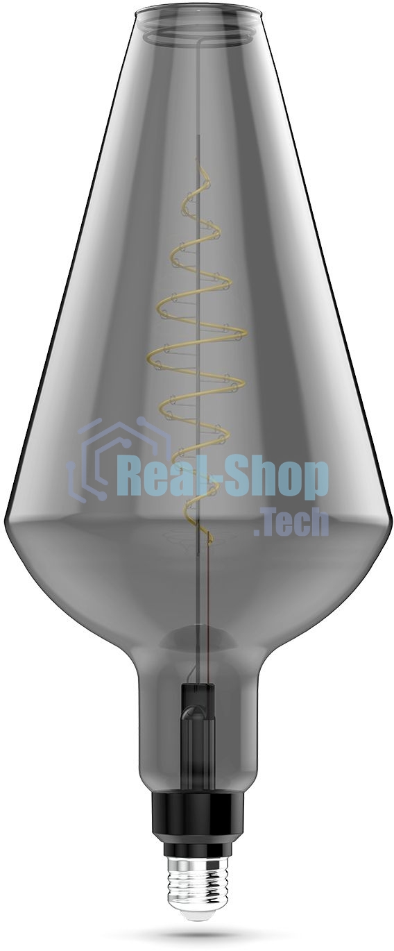 Лампа cветодиодная LED Filament Vase E27 8.5W Gray 165lm 1800K 1/2 180802005 Gauss