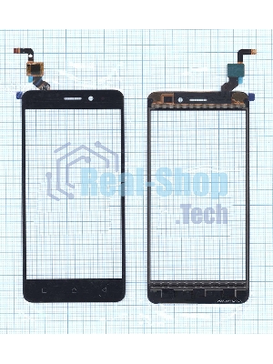 Сенсорное стекло (тачскрин) для Lenovo K6, черное