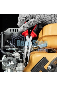 Длинногубцы прямые Matrix, 200 мм, хром-ванадий, двухкомпонентные рукоятки