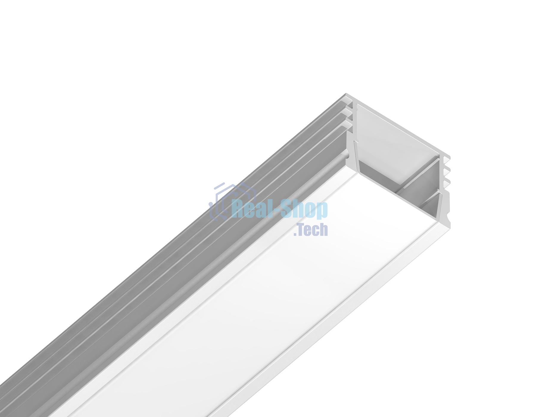 Алюминиевый профиль Ambrella light GP1750WH белый 2000*15.7*12
