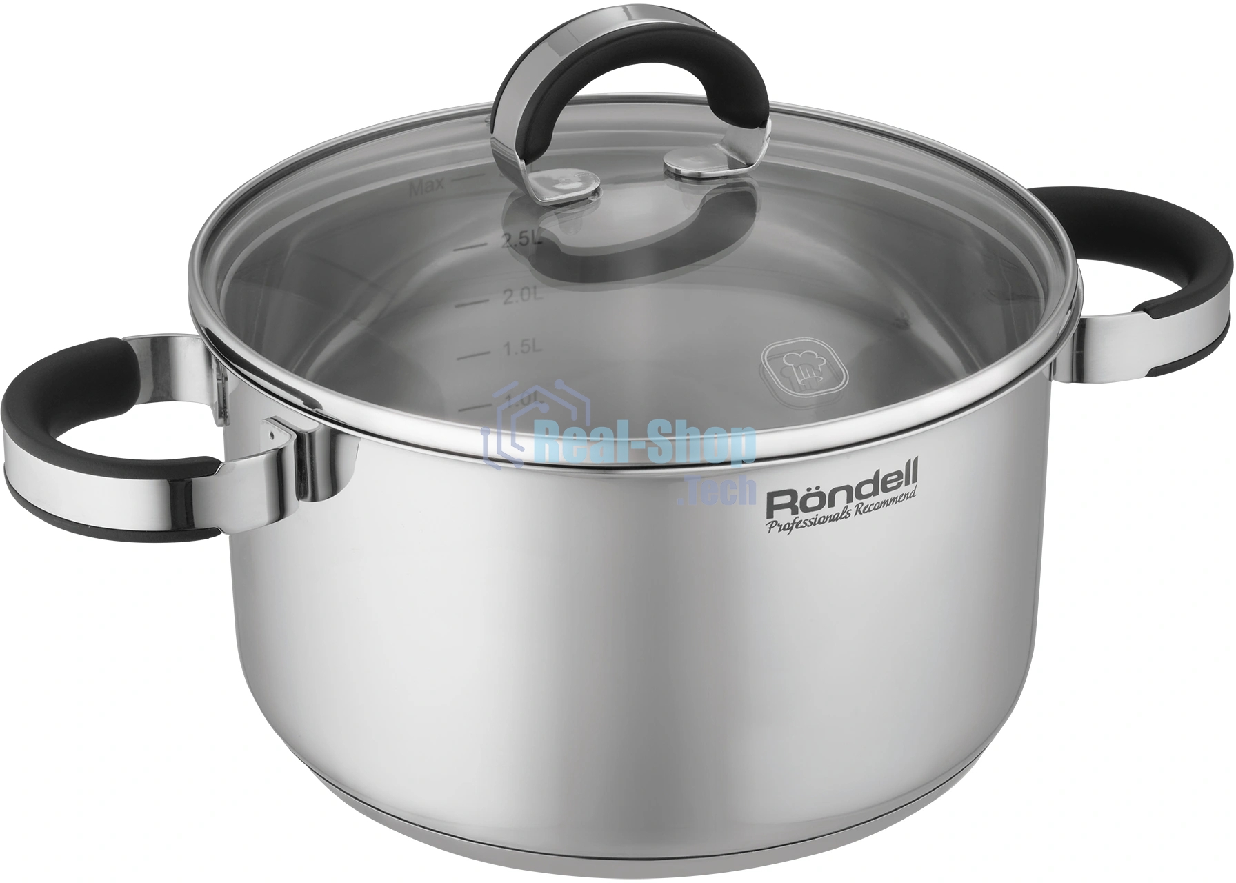 Кастрюля Rondell Brando RDS-1804 3.1 л. d=20 см (с крышкой)