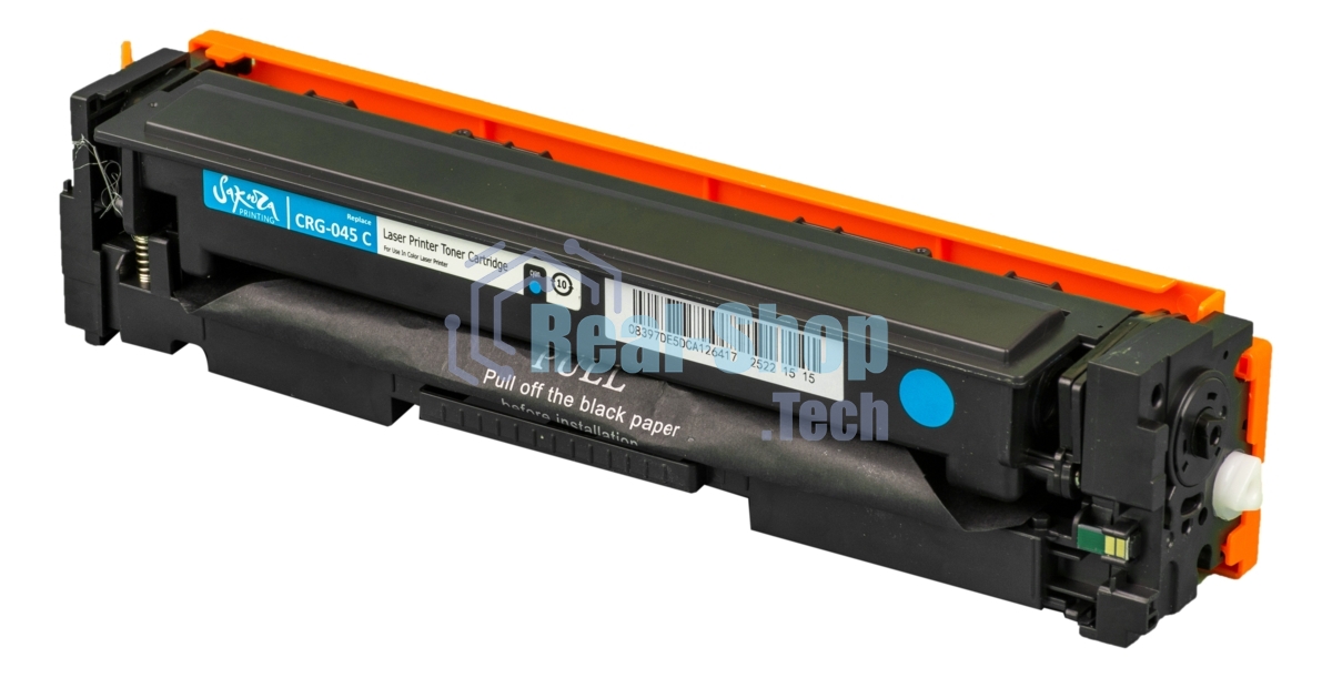 Картридж лазерный Sakura CRG045C для Canon i-SENSYS LBP-610C, MF-630C, синий, 1 300к.
