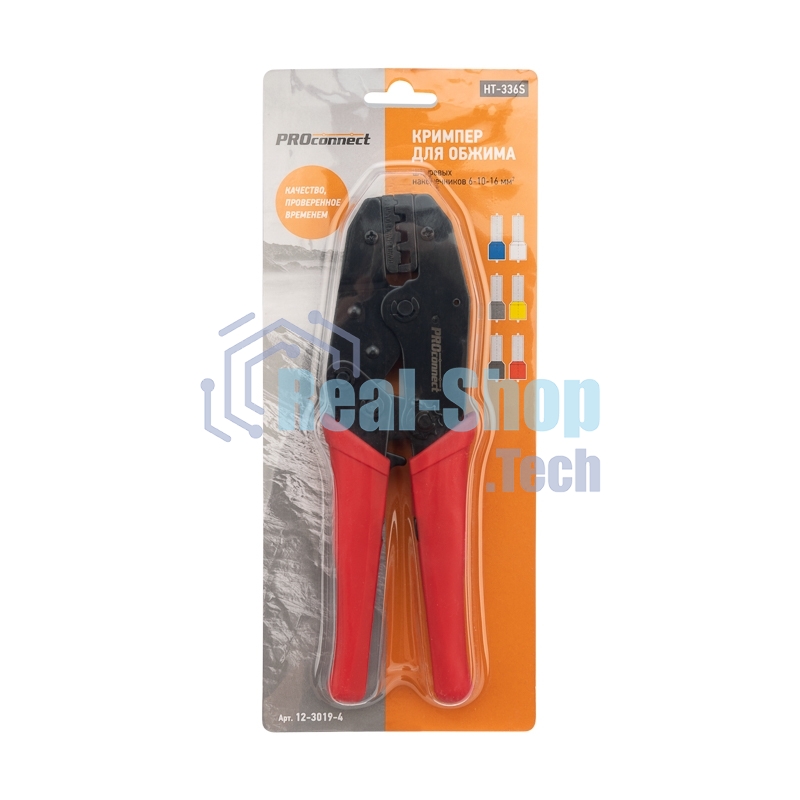 Кримпер PROconnect HT-336 S для обжима штыревых наконечников 6.0-10.0-16.0 мм²
