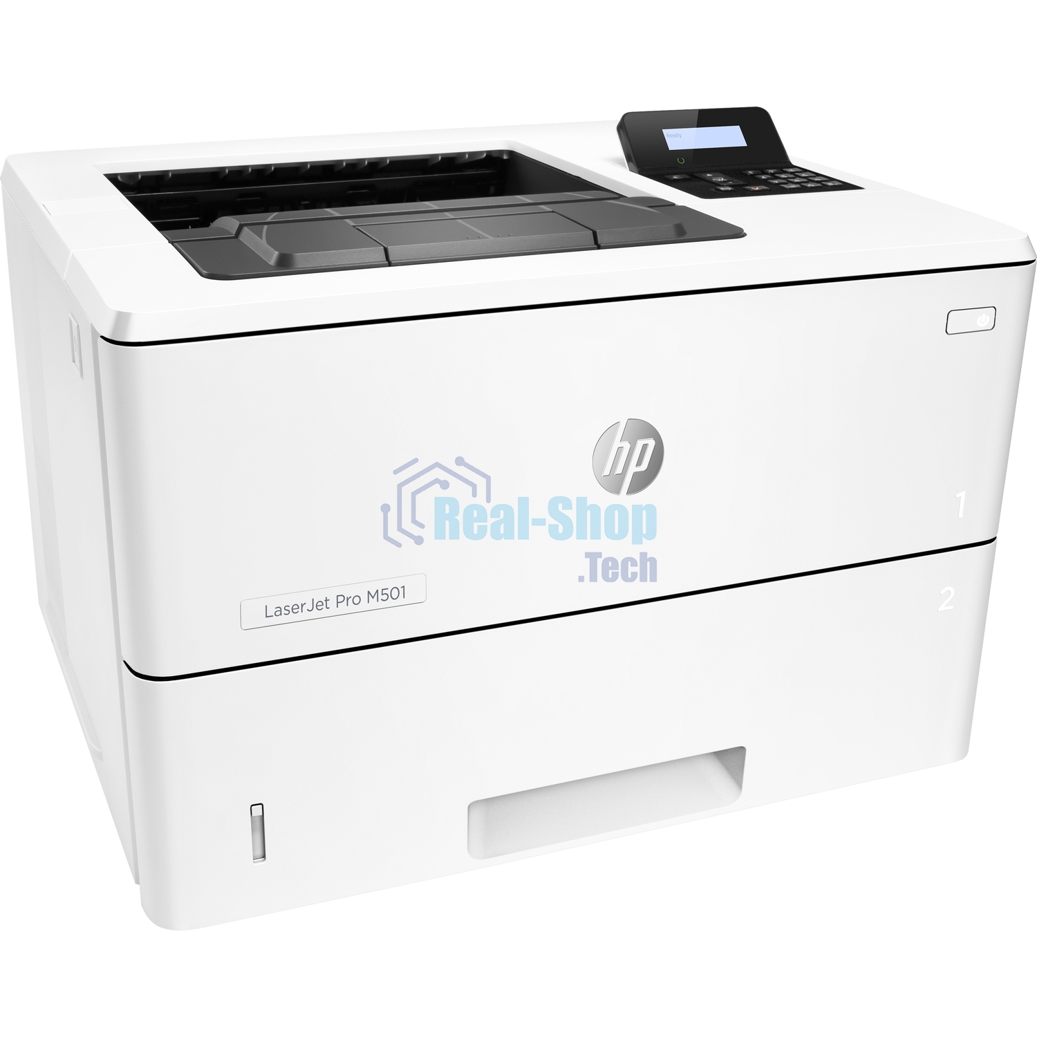 Принтер лазерный HP LaserJet Pro M501dn (J8H61A), A4, ч/б, печ. до 45 стр/мин., 600 x 600 dpi, USB, RJ-45, Air Print