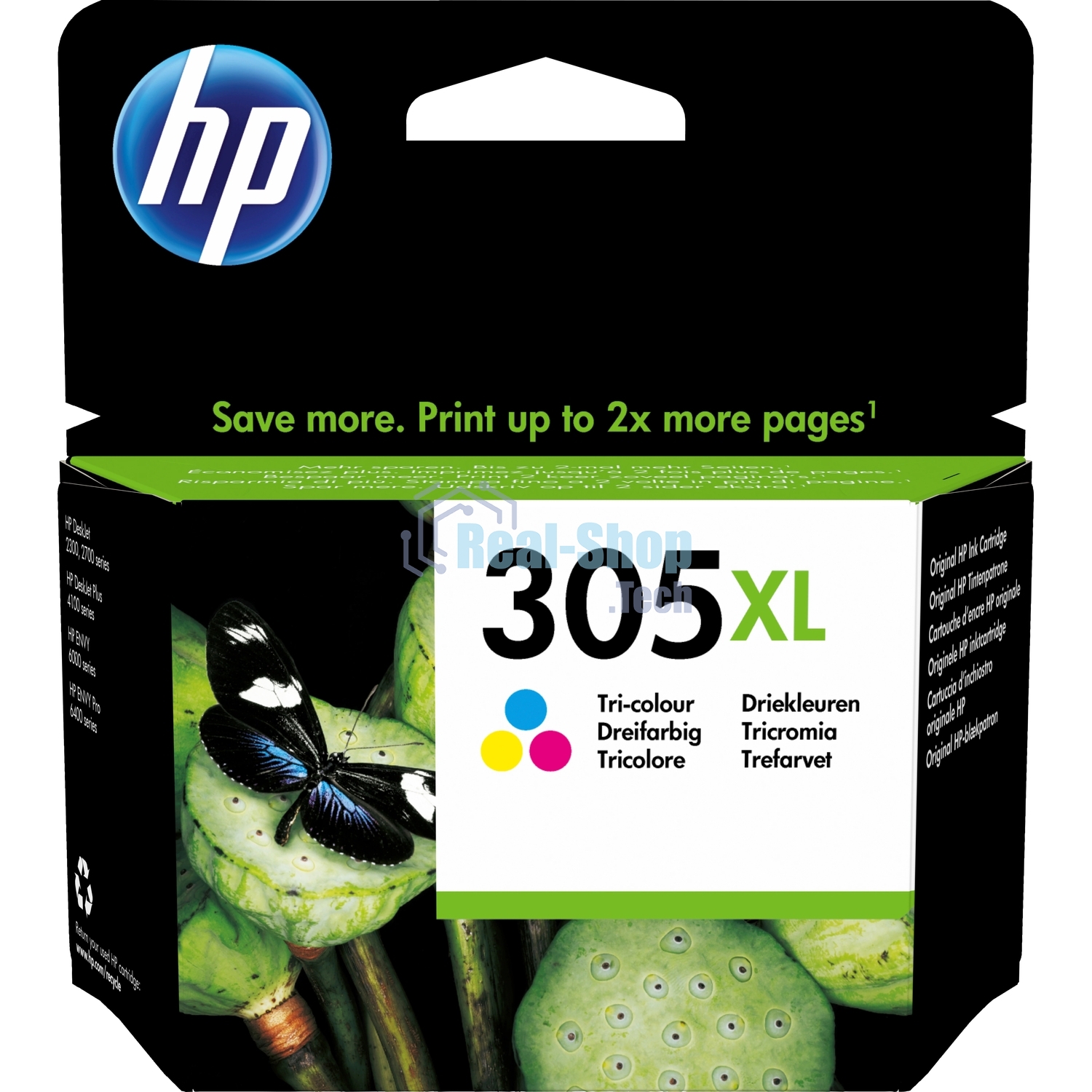Картридж струйный HP 305XL 3YM63AE многоцветный (200 стр.) для HP DJ 2320/2710/2720