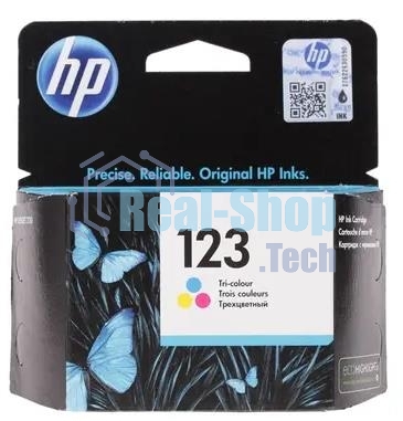 Картридж струйный HP 123 F6V16AE многоцветный, 100 стр., для HP DJ 2130