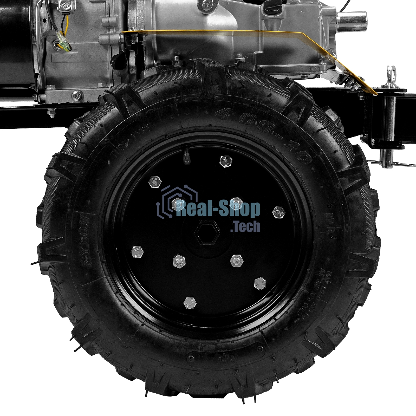 Мотоблок Denzel DPT-370X 7 л.с., диск.сцеп, шир 90 см, глуб 35 см, фрез 3х4, ВОМ, передачи 3В/1Н