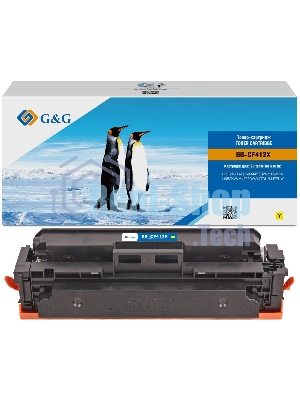 Картридж лазерный G&G GG-CF412X желтый (5000стр.) для HP CLJ M452DW/M452DN/M452NW/M477FDW/477DN/M477NW