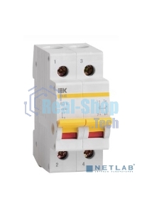 Выключатель нагрузки ВН-32 20А/2П ИЭК MNV10-2-020