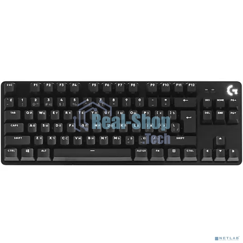 Клавиатура проводная Logitech Gaming Keyboard G413 TKL SE Mechanical - RUS - USB - TACTILE SWITCH черный