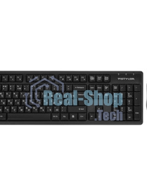 Комплект клавиатура+мышь A4Tech FStyler FG1200S беспроводной, USB, чёрный