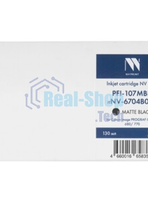 Картридж струйный NVPrint PFI-107MBK (NV-6704B001) Matte Black для Canon imagePROGRAF iPF670/680/770 (130 мл)