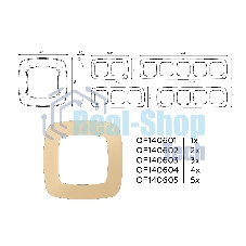 Рамка OMEGA Ecta (Шампань) 3-ая OF140603