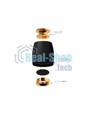 Корпус светильника C1142 SBK черный песок D100*80*H100mm MR16 GU5.3