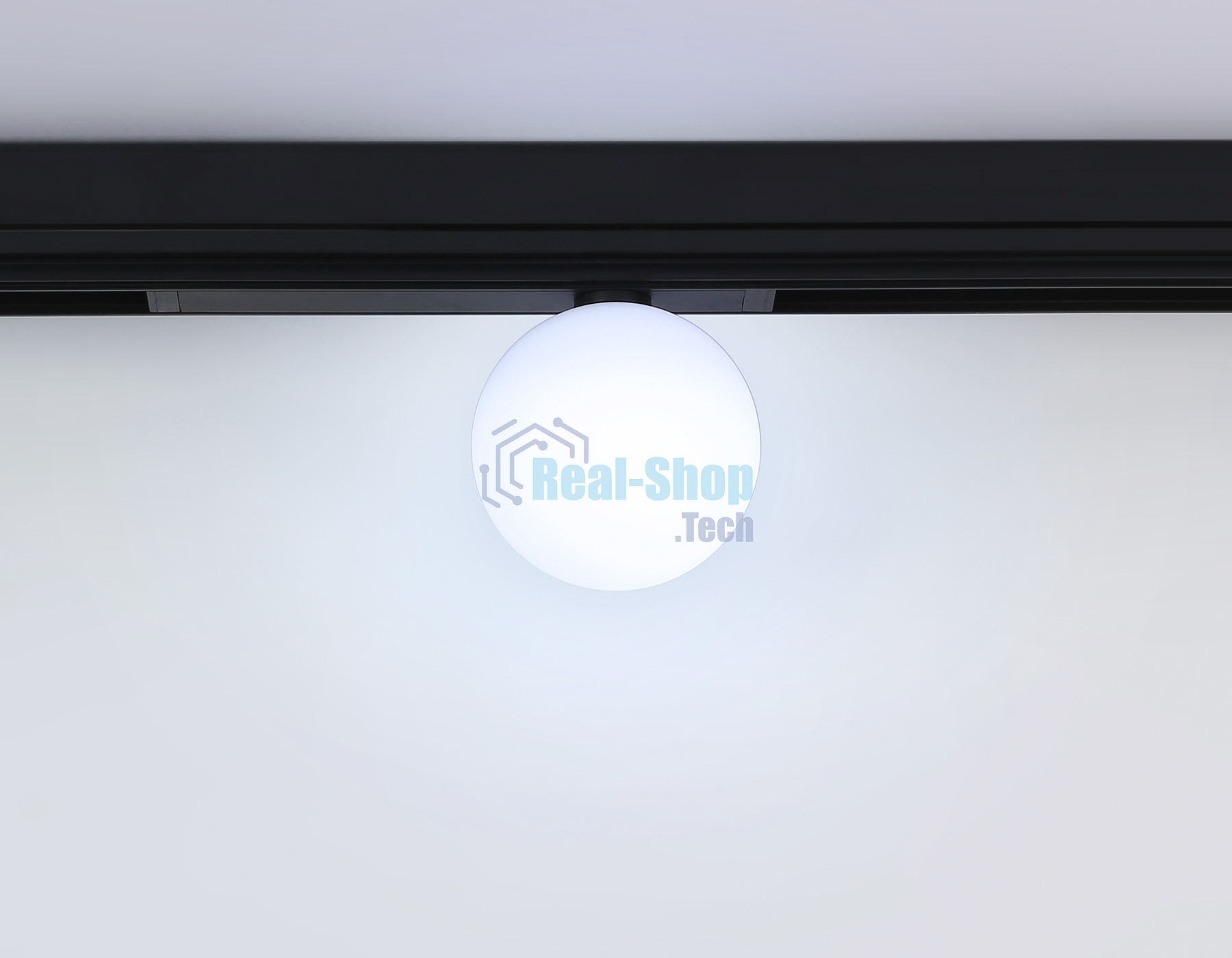 Управляемый светодиодный светильник для шинопровода Magnetic Ambrella light GL1371 BK черный IP20 10W 3000K-6400K 220V 120° D120/232*120*167 (Без ПДУ)
