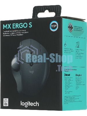 Трекбол Logitech Trackball MX Ergo S графитовый оптическая 2048dpi беспров. BT/Radio USB (910-007261)