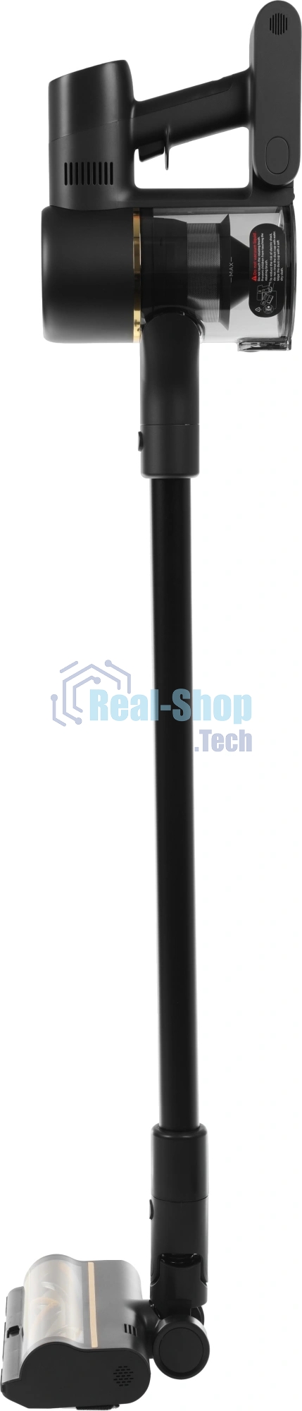 Пылесос вертикальный Dreame R10 Pro Aqua черный, питание от аккумулятора, 150 Вт, уборка сухая/влажная, пылесборник 0.6 л