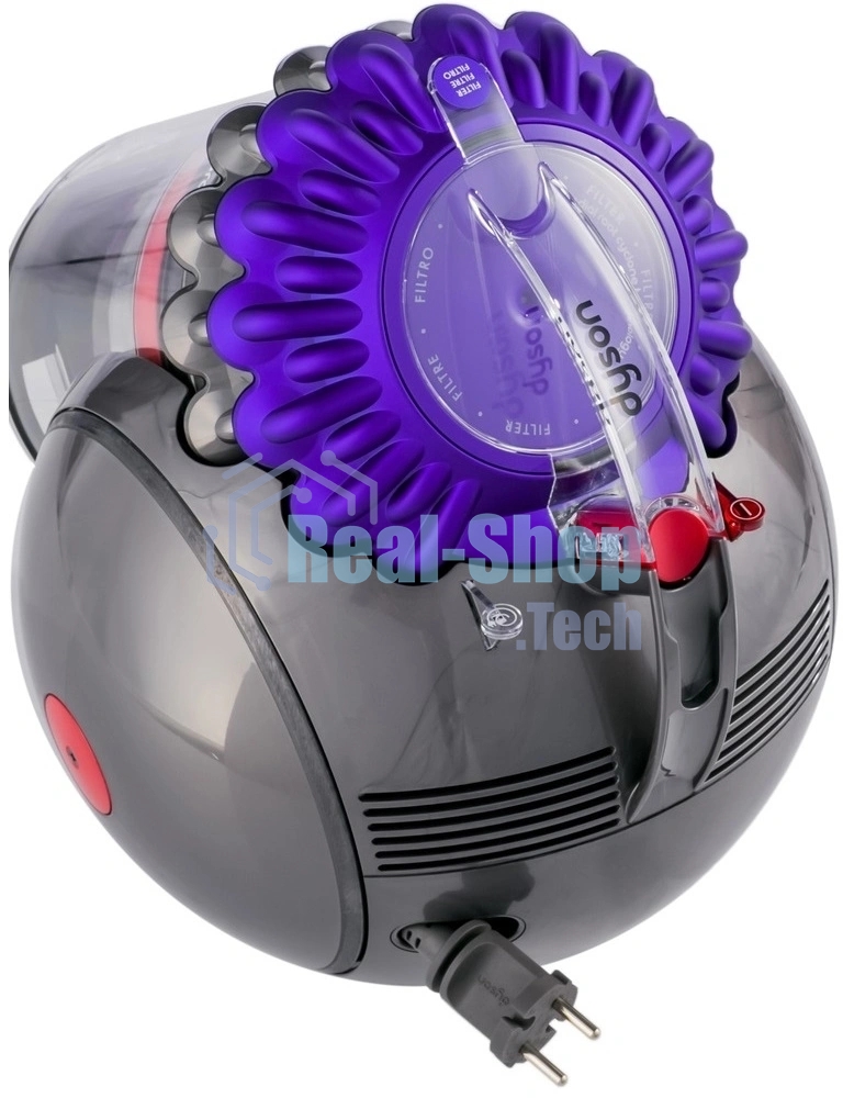 Пылесос Dyson CY28 Parquet 2 серый/фиолетовый, 170/600 Вт, уборка сухая, пылесборник контейнер 1.5 л